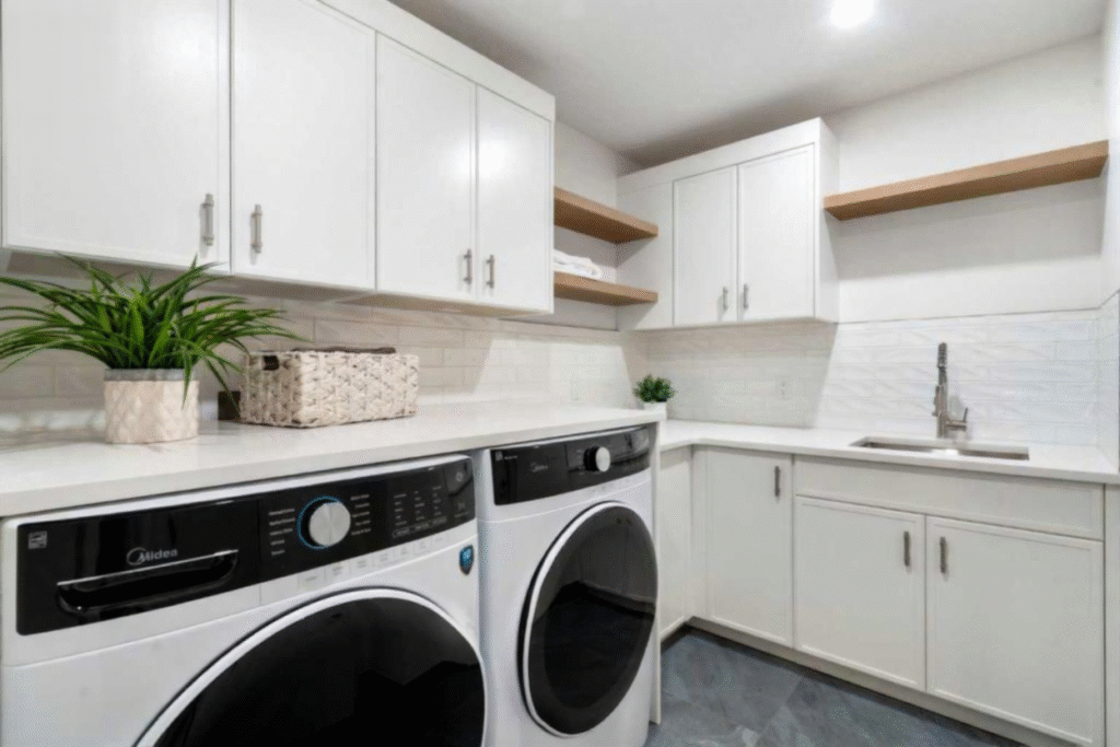 MDF Door In Laundry. Wilverside Way, Calgary AB