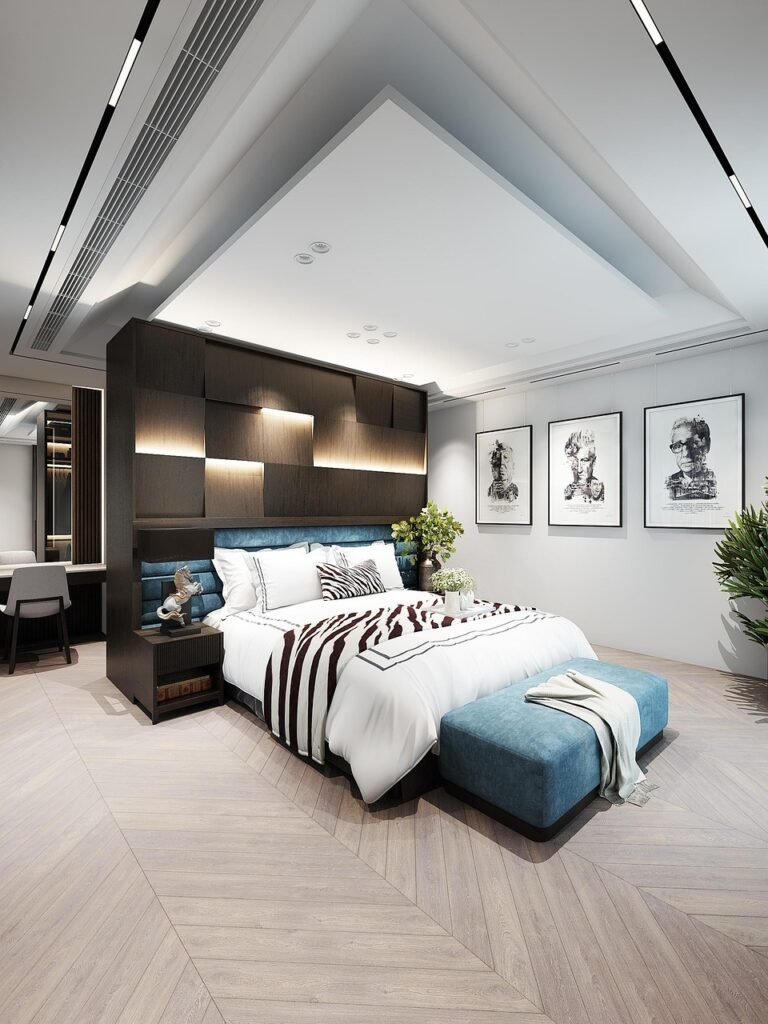 Stylish master bedroom. Calgary AB